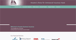 Desktop Screenshot of houstonbusinessinsurance.com
